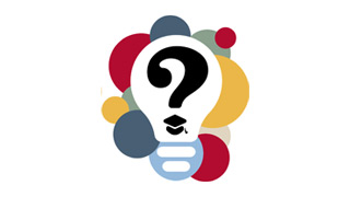 Question mark graphic