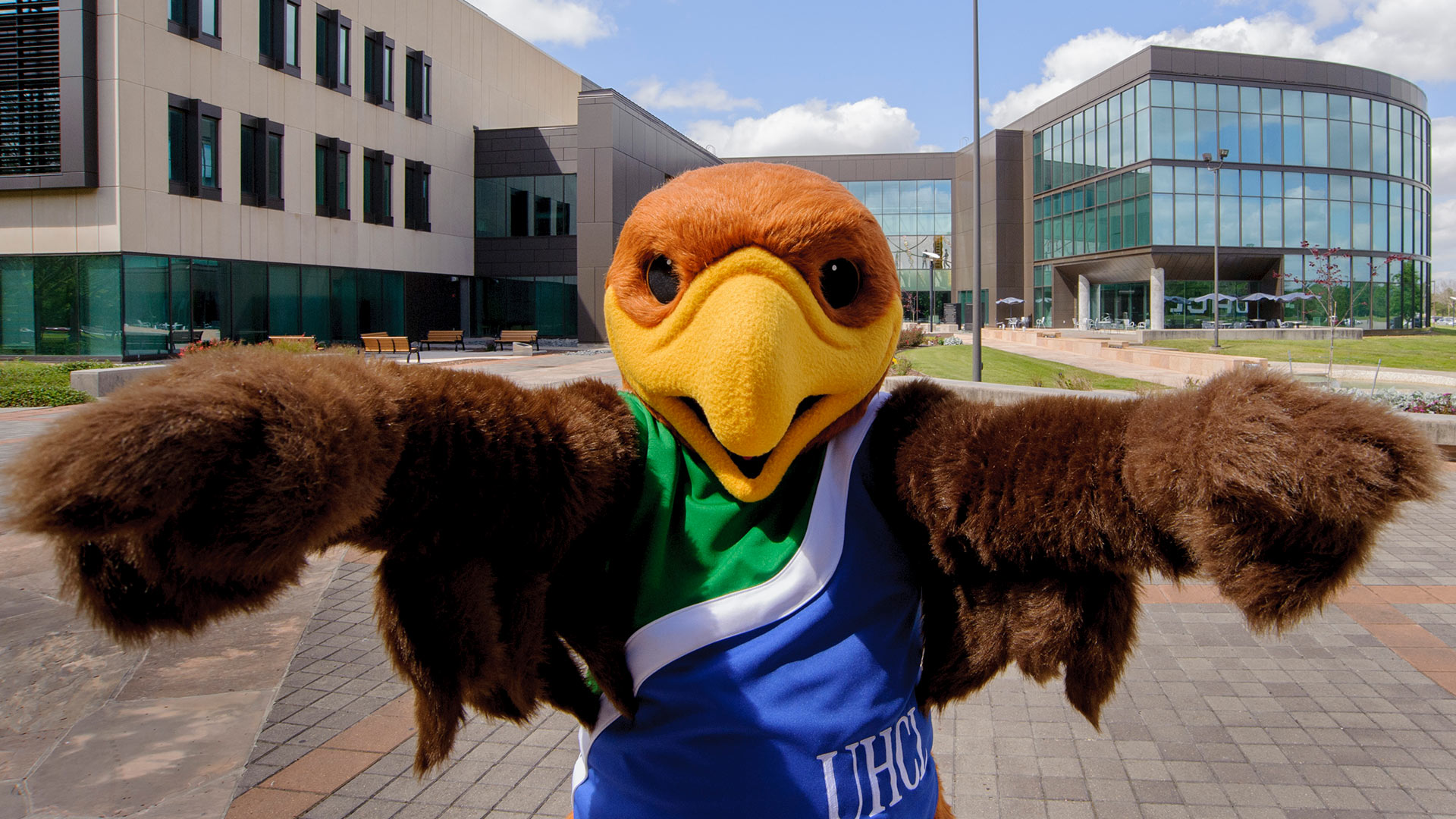 Photo fo Hunter Hawk on campus