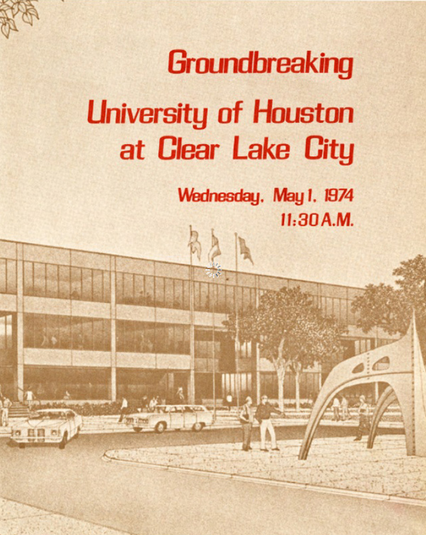UHCL Groundbreaking Flyer 1974
