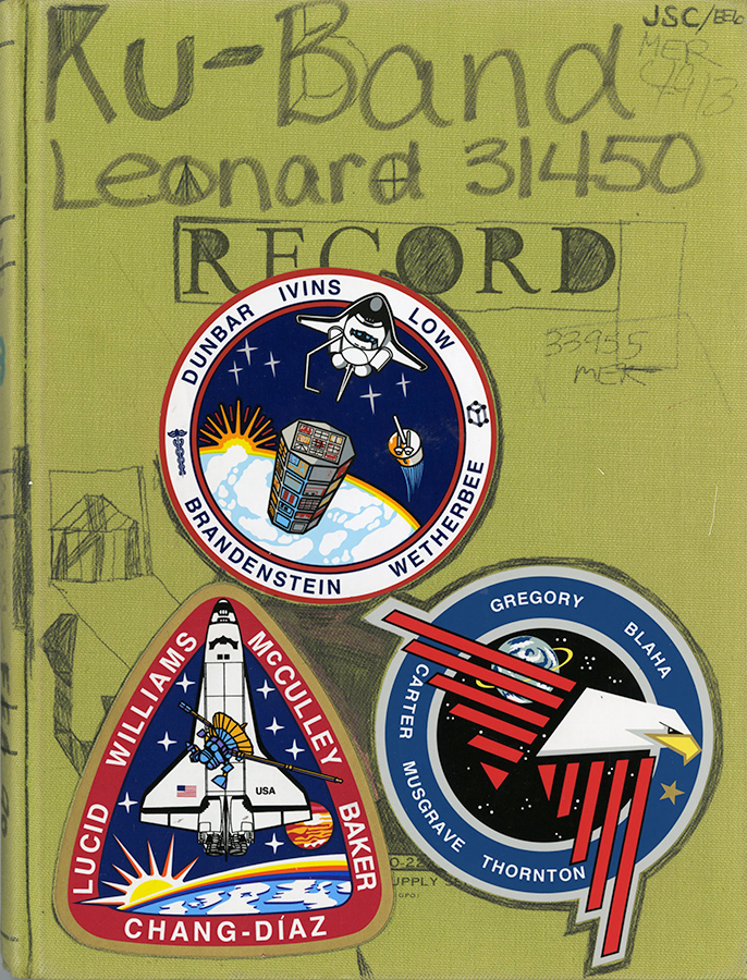 Leonard Moore Papers Notebook Cover