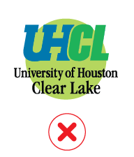 Incorrect logo usage - added graphic to the stacked logo