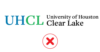 horizontal logo improperly recreated example