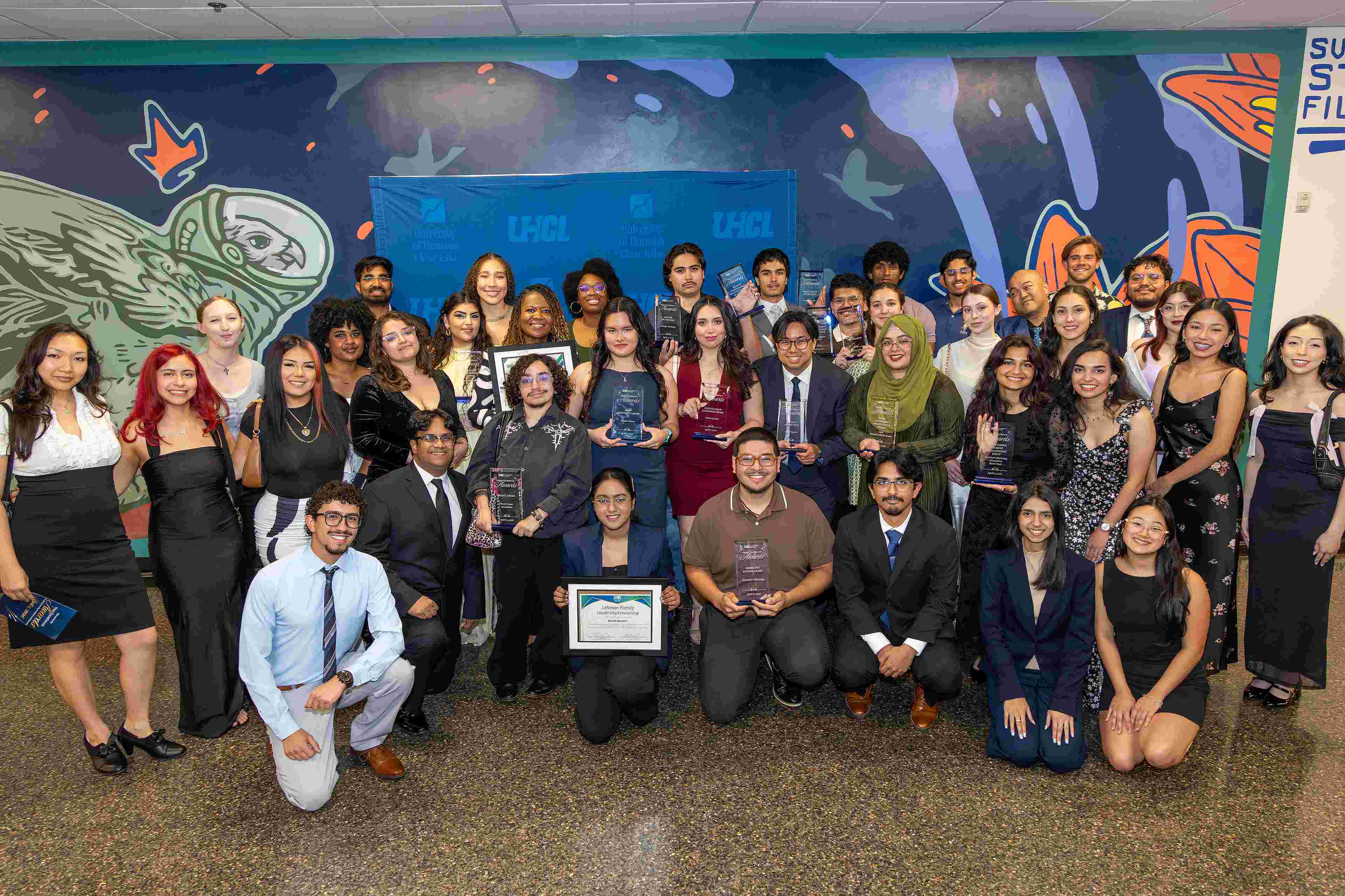 Student Leader Awards group photo